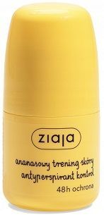 Ziaja Ananasowy Trening Skóry, antyperspirant kontrol, roll-on, 60ml