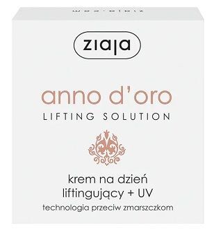Ziaja anno d'oro, krem na dzień liftingujący + UV, po 40 roku życia, 50ml