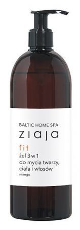 Ziaja Baltic Home Spa, żel 3w1, do mycia twarzy, ciała i włosów, 500ml