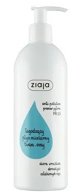 Ziaja de-makijaż Anti-Pollution, płyn micelarny łagodzący, skóra wrażliwa, 390ml