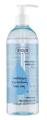 Ziaja de-makijaż Anti-Pollution, płyn micelarny nawilżający, skóra sucha, 390ml