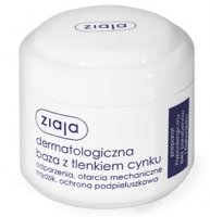 Ziaja, dermatologiczna baza z tlenkiem cynku, 80g