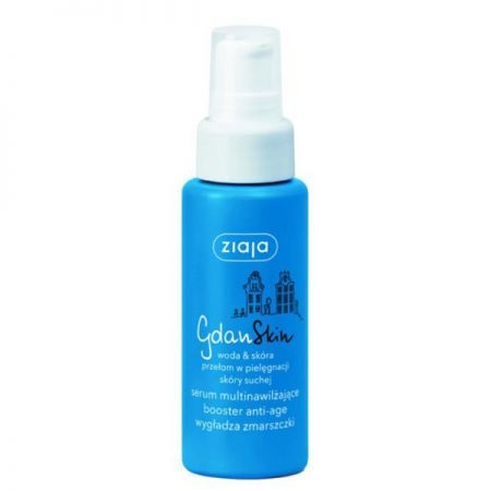 Ziaja GdanSkin, serum multinawilżające, booster Anti-age wygładzający zmarszczki, 50ml