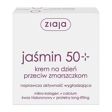 Ziaja Jaśmin 50+, krem na dzień przeciw zmarszczkom, 50ml