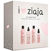 Ziaja Jeju Różowa, mydło pod prysznic, 300ml + mgiełka, 200ml + szampon, 300ml + odżywka, 125ml, zestaw