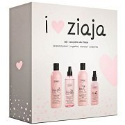 Ziaja Jeju Różowa, mydło pod prysznic, 300ml + mgiełka, 200ml + szampon, 300ml + odżywka, 125ml, zestaw