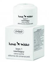 Ziaja Kozie Mleko, krem 1 nawilżający, cera sucha i skłonna do zmarszczek, 50ml