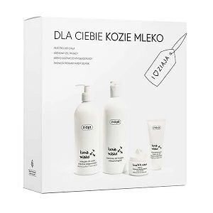 Ziaja Kozie Mleko, mleczko do ciała, 400ml + żel pod prysznic, 500ml + krem 2, 50ml + krem do rąk, 50ml