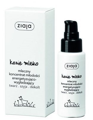Ziaja Kozie Mleko, mleczny koncentrat młodości, energetyzująco-wygładzający, 50ml