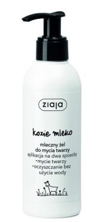 Ziaja Kozie Mleko, mleczny żel do mycia twarzy, 200ml