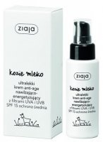 Ziaja Kozie Mleko, ultralekki krem anti-age SPF 15, nawilżająco-energetyzujący, 50ml