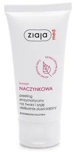 Ziaja Med Kuracja Naczynkowa, peeling enzymatyczny na twarz i szyję na noc, skóra naczynkowa, 75ml