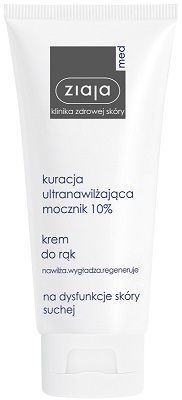 Ziaja Med Kuracja Ultranawilżająca z mocznikiem, krem do rąk, 100ml