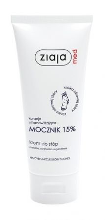 Ziaja Med Kuracja Ultranawilżająca z mocznikiem, krem do stóp, 100ml