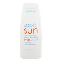 Ziaja Sopot Sun, krem do twarzy SPF 50+, antyoksydacyjny, 50ml