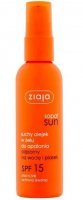 Ziaja Sopot Sun, suchy olejek w żelu do opalania SPF15, spray wodoodporny, 90ml