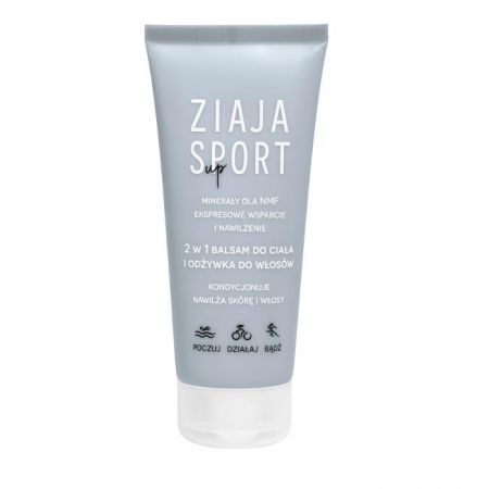 Ziaja Sport, balsam do ciała i odżywka do włosów 2w1, 200ml