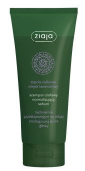 Ziaja, szampon ziołowy normalizujący sebum, topola osikowa i olejek lawendowy, 200ml