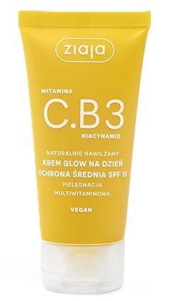 Ziaja Witamina C.B3 Niacynamid, krem glow, na dzień, SPF 15, 50ml