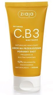 Ziaja Witamina C.B3 Niacynamid, krem na przebudzenie poranny shot, 50ml