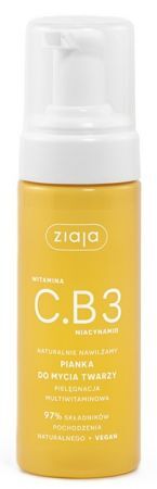Ziaja Witamina C.B3 Niacynamid, pianka do mycia twarzy, 150ml
