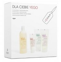 Ziaja Yego, żel pod prysznic i szampon: górski pieprz, 400ml + Wetiwer, 200ml + cytrynowa werbena, 200ml + balsam po goleniu, czerwony cedr, 80ml