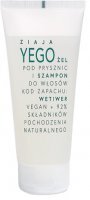 Ziaja Yego, żel pod prysznic i szampon, zapach - Wetiwer, 200ml
