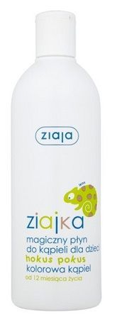 Ziaja Ziajka, magiczny płyn do kąpieli, hokus pokus, kolorowa kąpiel, po 1 roku życia, 400ml