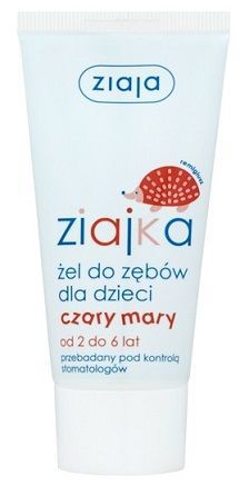 Ziaja Ziajka, żel do zębów czary-mary, dla dzieci od 2 do 6 lat, 50ml