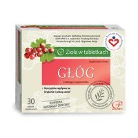 Zioła w tabletkach, Głóg, 30 tabletek