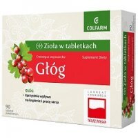 Zioła w tabletkach, Głóg, 90 tabletek
