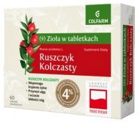 Zioła w tabletkach, Ruszczyk Kolczasty, 60 tabletek