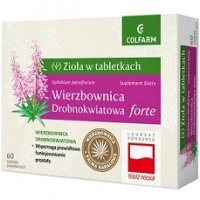 Zioła w tabletkach, Wierzbownica drobnokwiatowa forte, 60 tabletek