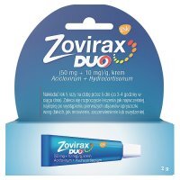 Zovirax Duo (50mg+10mg)/g, krem, 2g